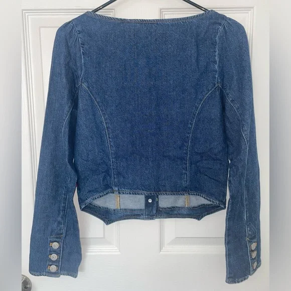 Levi’s denim corset long sleeve blouse (Updated sizes) - Picture 10 of 15